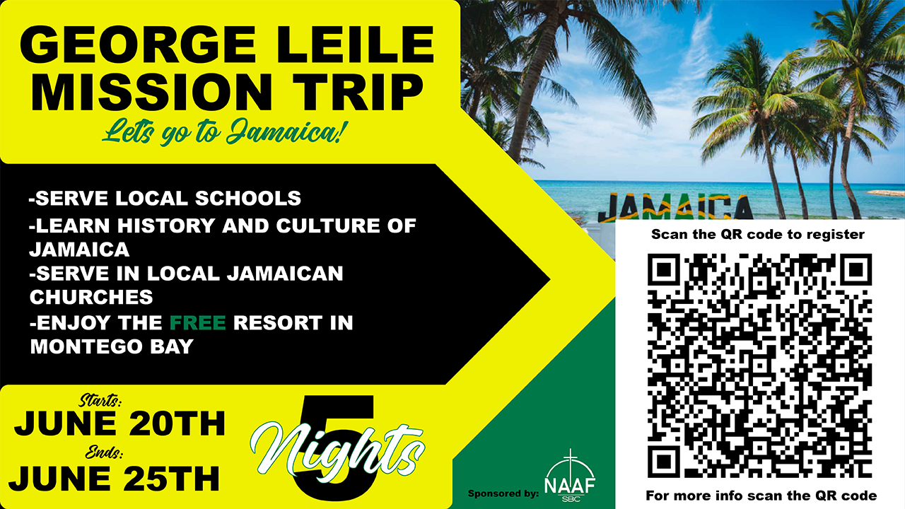 Jamaican trip flyer
